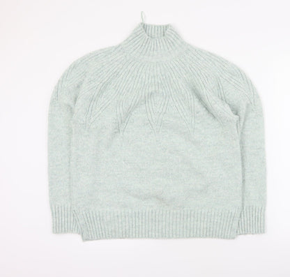 Womens UK Size M Marks and Spencer Blue Pullover Jumper