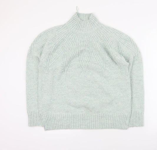 Womens UK Size M Marks and Spencer Blue Pullover Jumper