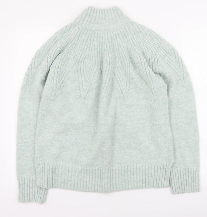Womens UK Size M Marks and Spencer Blue Pullover Jumper