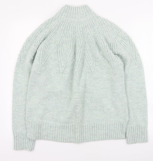 Womens UK Size M Marks and Spencer Blue Pullover Jumper