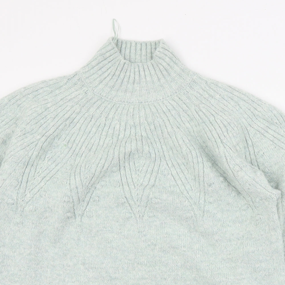 Womens UK Size M Marks and Spencer Blue Pullover Jumper