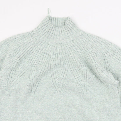 Womens UK Size M Marks and Spencer Blue Pullover Jumper