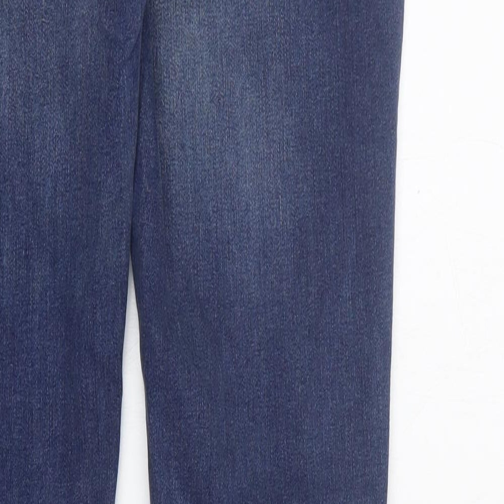 Garcis Jeans Womens Blue  Cotton Skinny Jeans Size 28 in L32 in Regular Zip