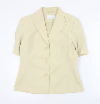 Womens UK Size 12 AMARANTO Beige Jacket