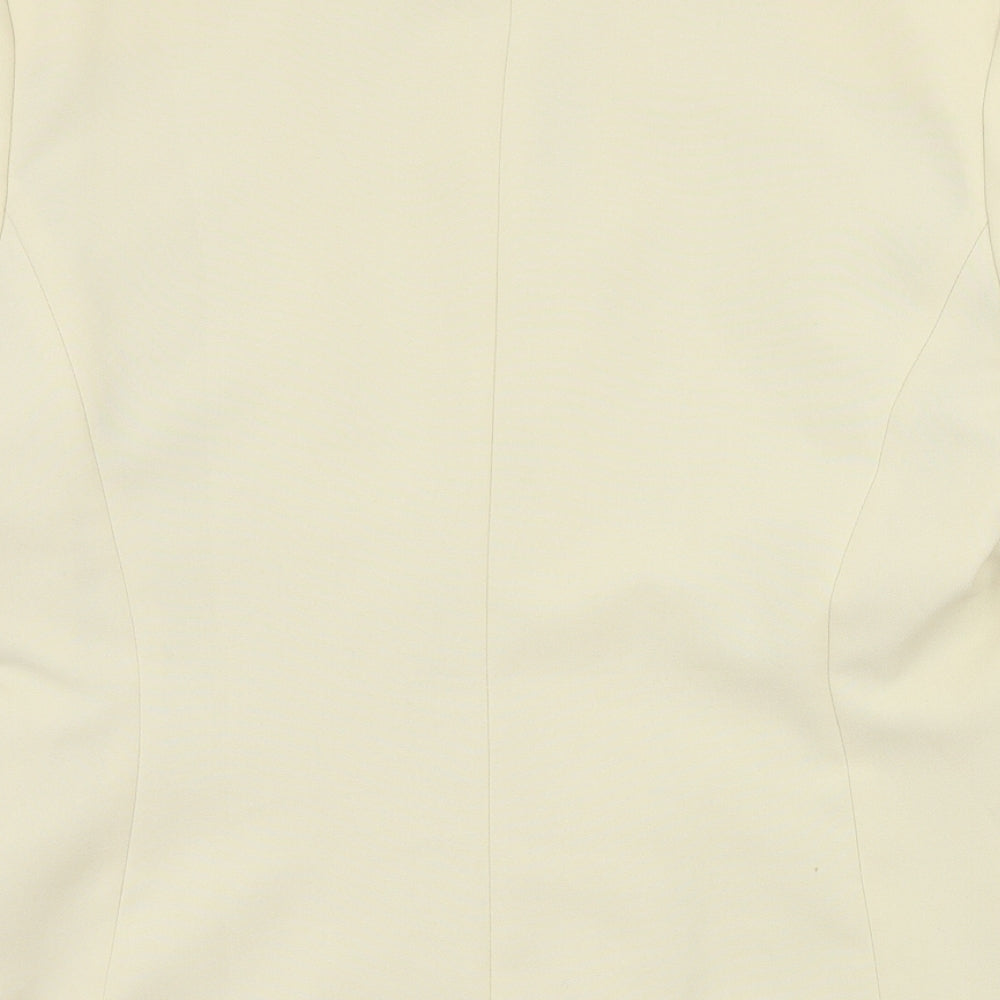 Womens UK Size 12 AMARANTO Beige Jacket
