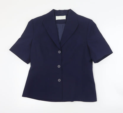 AMARANTO Womens Blue   Jacket Blazer Size 12  Button