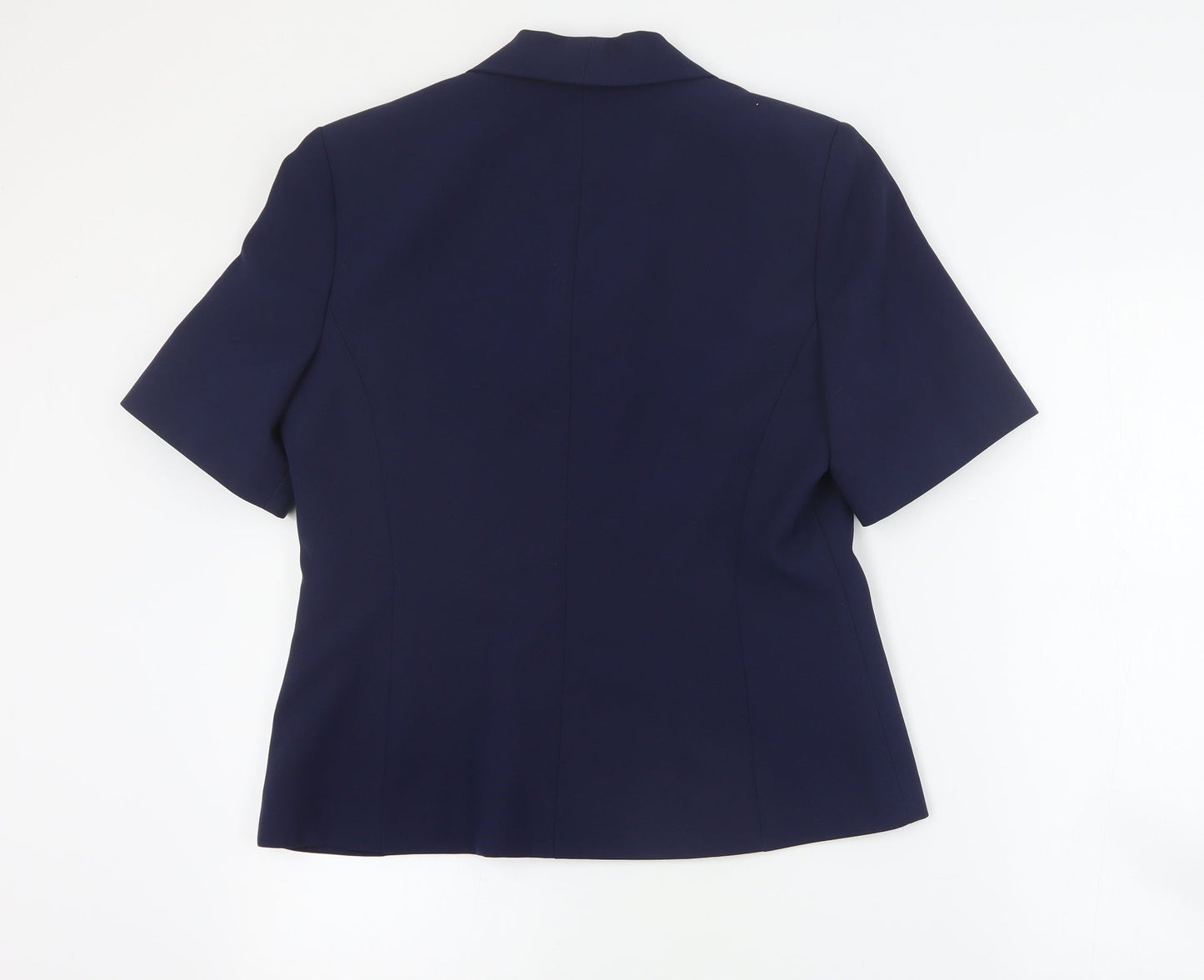 AMARANTO Womens Blue   Jacket Blazer Size 12  Button