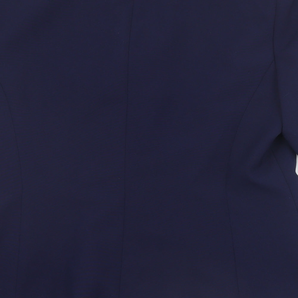 AMARANTO Womens Blue   Jacket Blazer Size 12  Button