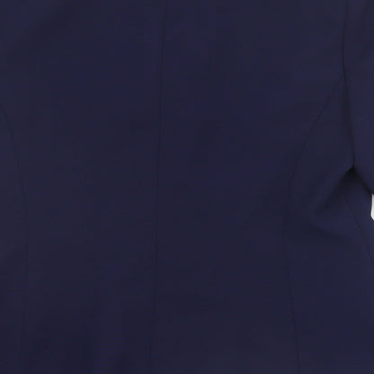 AMARANTO Womens Blue   Jacket Blazer Size 12  Button