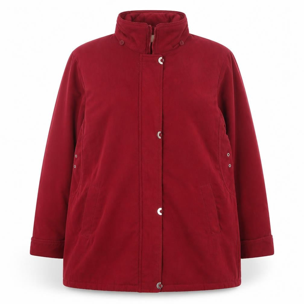 Classics Womens Red   Pea Coat Coat Size 18  Zip