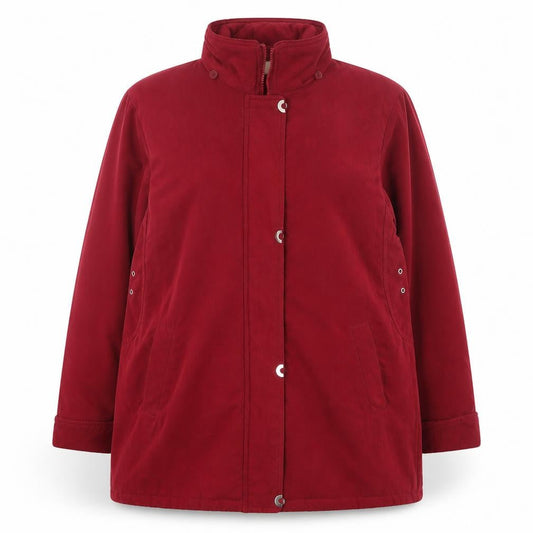 Classics Womens Red   Pea Coat Coat Size 18  Zip