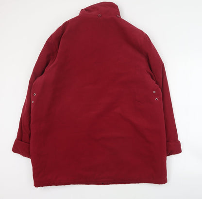 Classics Womens Red   Pea Coat Coat Size 18  Zip