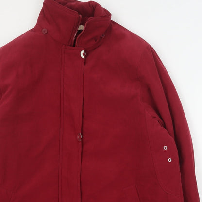 Classics Womens Red   Pea Coat Coat Size 18  Zip
