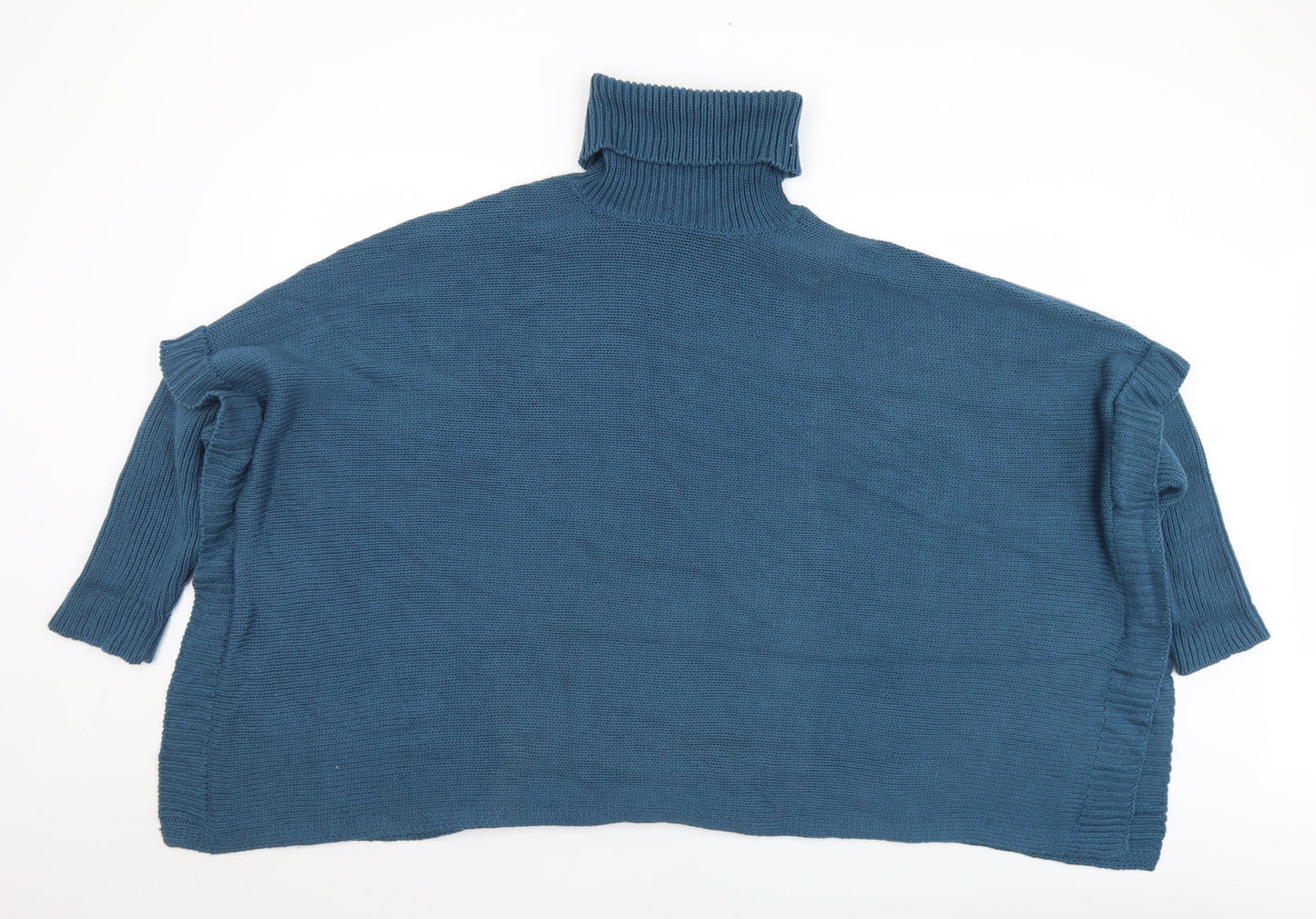 Womens UK Size One Size Preworn Green Pullover Jumper