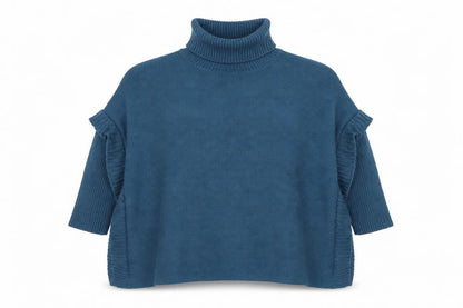 Womens UK Size One Size Preworn Green Pullover Jumper
