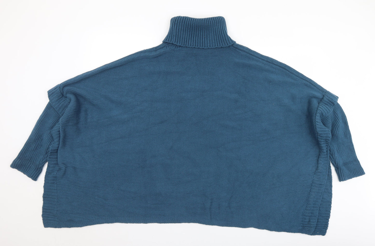 Womens UK Size One Size Preworn Green Pullover Jumper