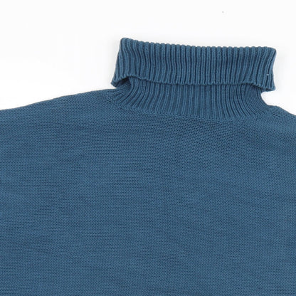 Womens UK Size One Size Preworn Green Pullover Jumper