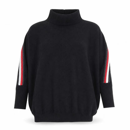 Womens UK Size XS Mini Velvet Black Pullover Jumper