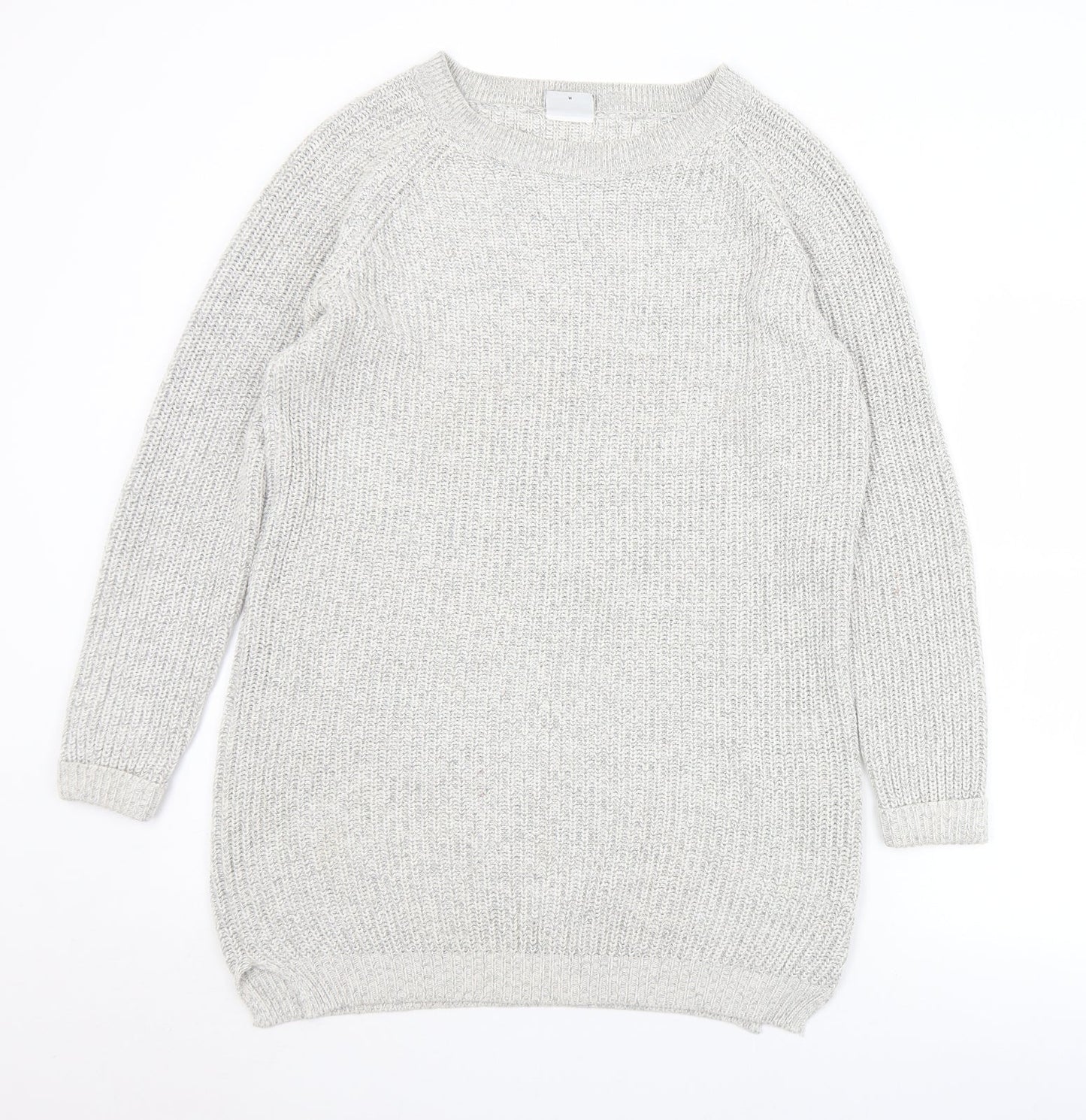 Womens UK Size M Noisy may Grey Pullover Jumper