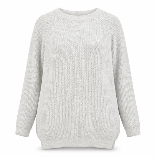Womens UK Size M Noisy may Grey Pullover Jumper