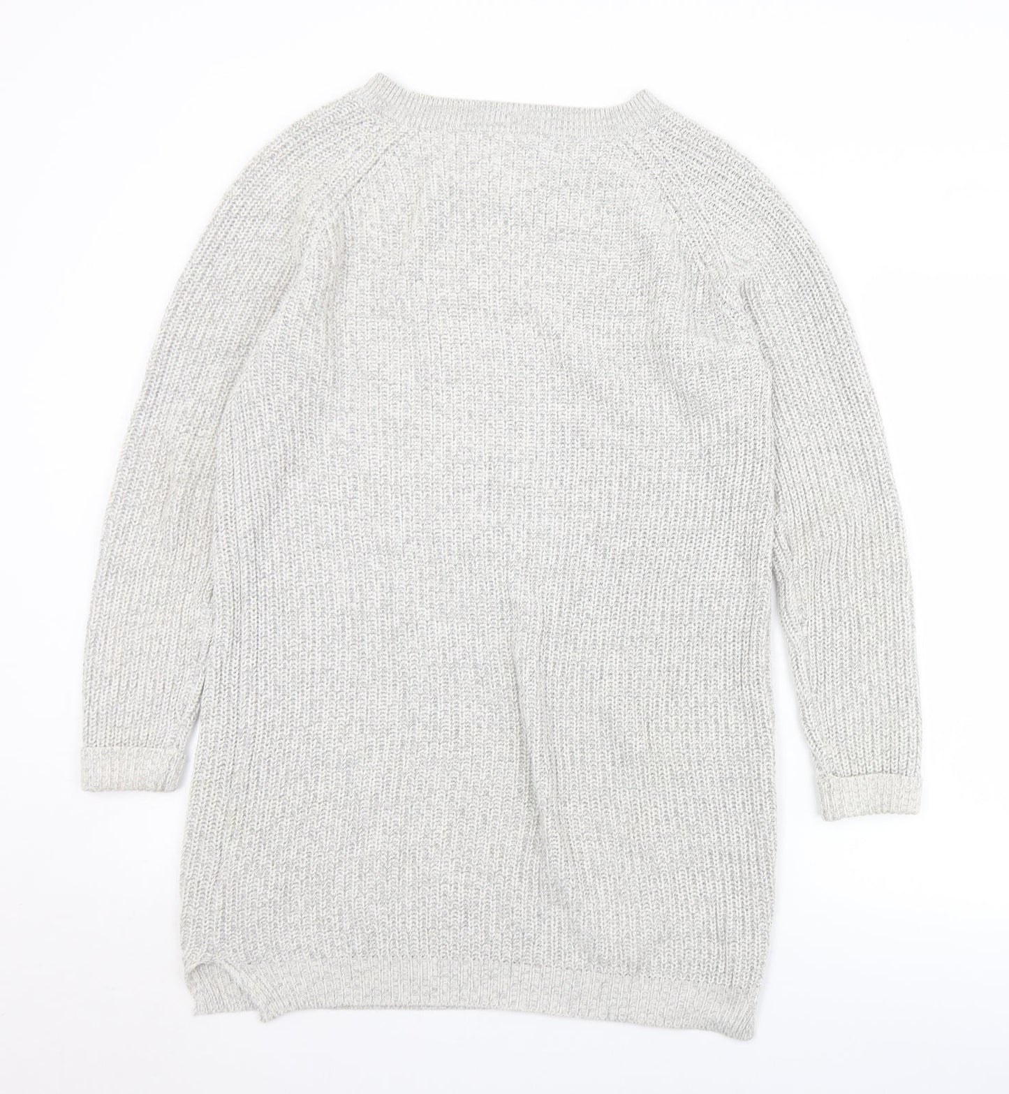 Womens UK Size M Noisy may Grey Pullover Jumper