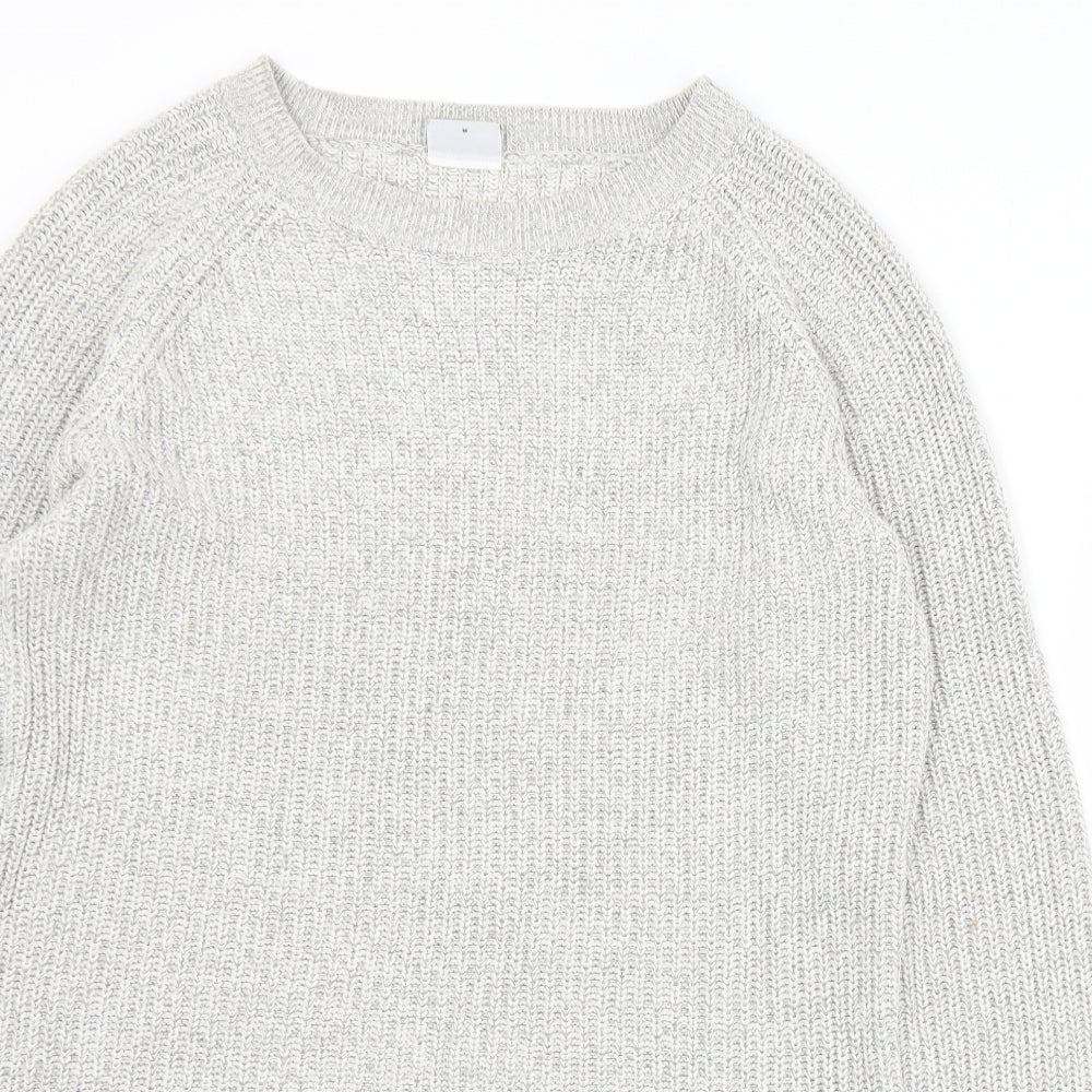 Womens UK Size M Noisy may Grey Pullover Jumper