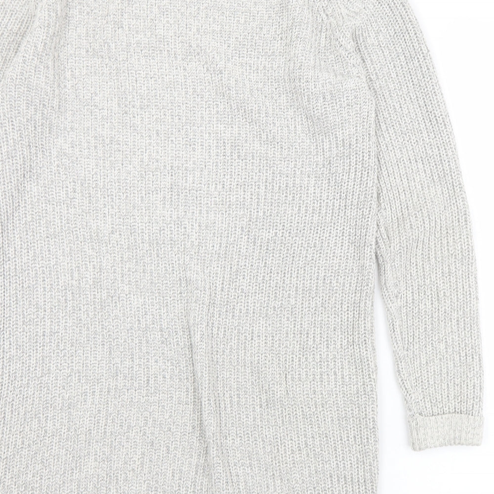 Womens UK Size M Noisy may Grey Pullover Jumper