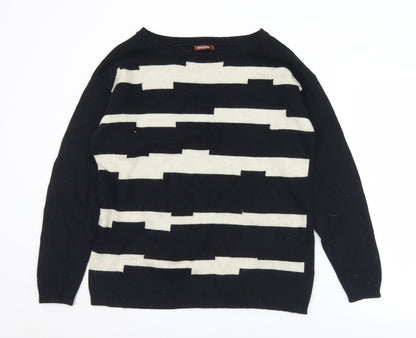 Womens UK Size 16 Savoir Black Pullover Jumper