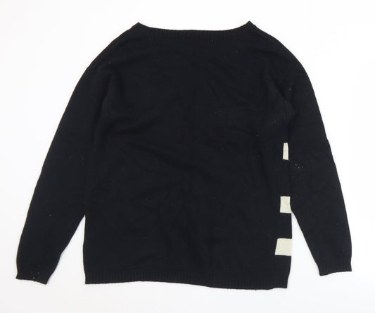 Womens UK Size 16 Savoir Black Pullover Jumper