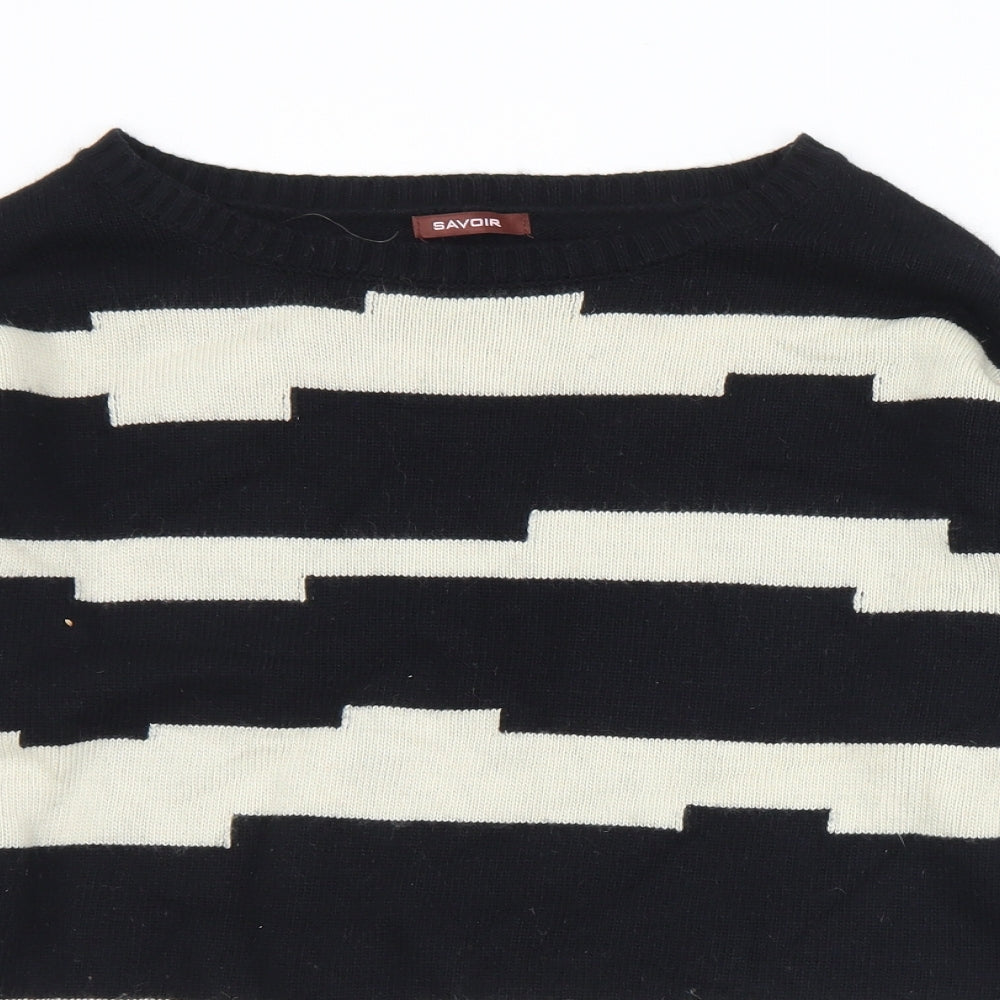 Womens UK Size 16 Savoir Black Pullover Jumper