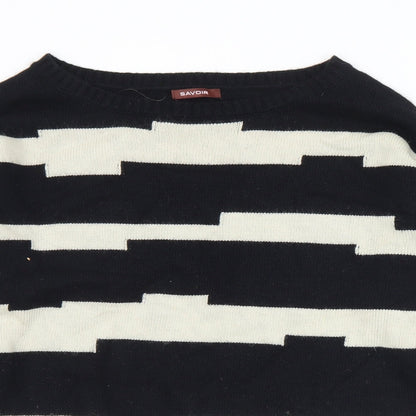 Womens UK Size 16 Savoir Black Pullover Jumper