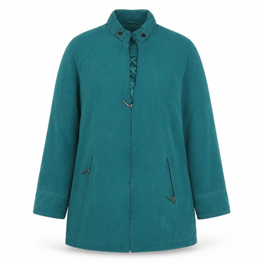 Womens UK Size M BM Green Overcoat