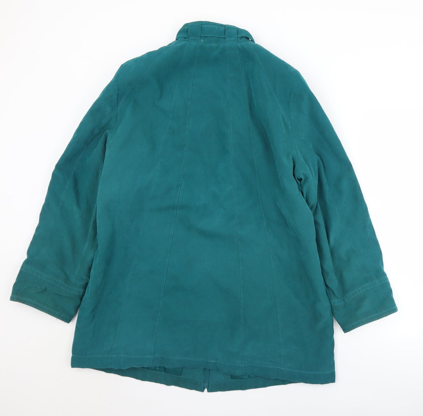 Womens UK Size M BM Green Overcoat