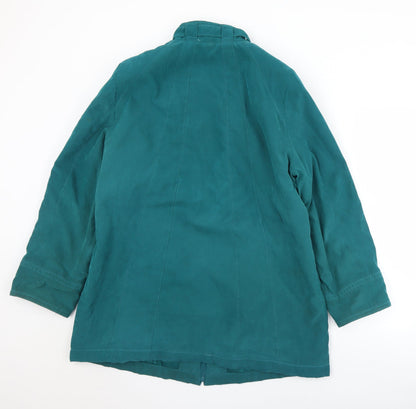 Womens UK Size M BM Green Overcoat