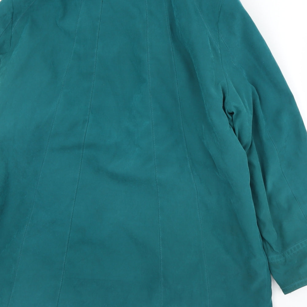 Womens UK Size M BM Green Overcoat