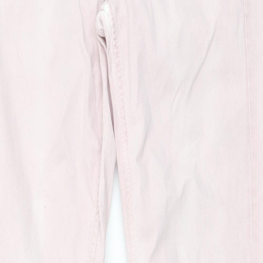 Gap Womens Pink  Cotton Skinny Jeans Size 8 L33 in Regular Zip
