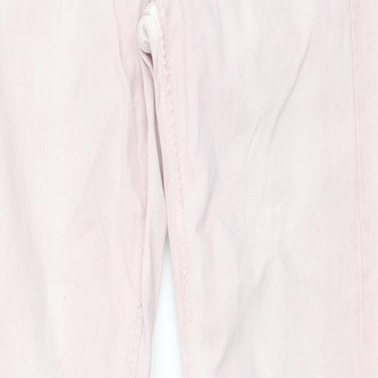 Gap Womens Pink  Cotton Skinny Jeans Size 8 L33 in Regular Zip