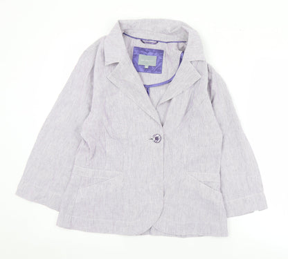 Womens UK Size 14 Marks and Spencer Purple Jacket