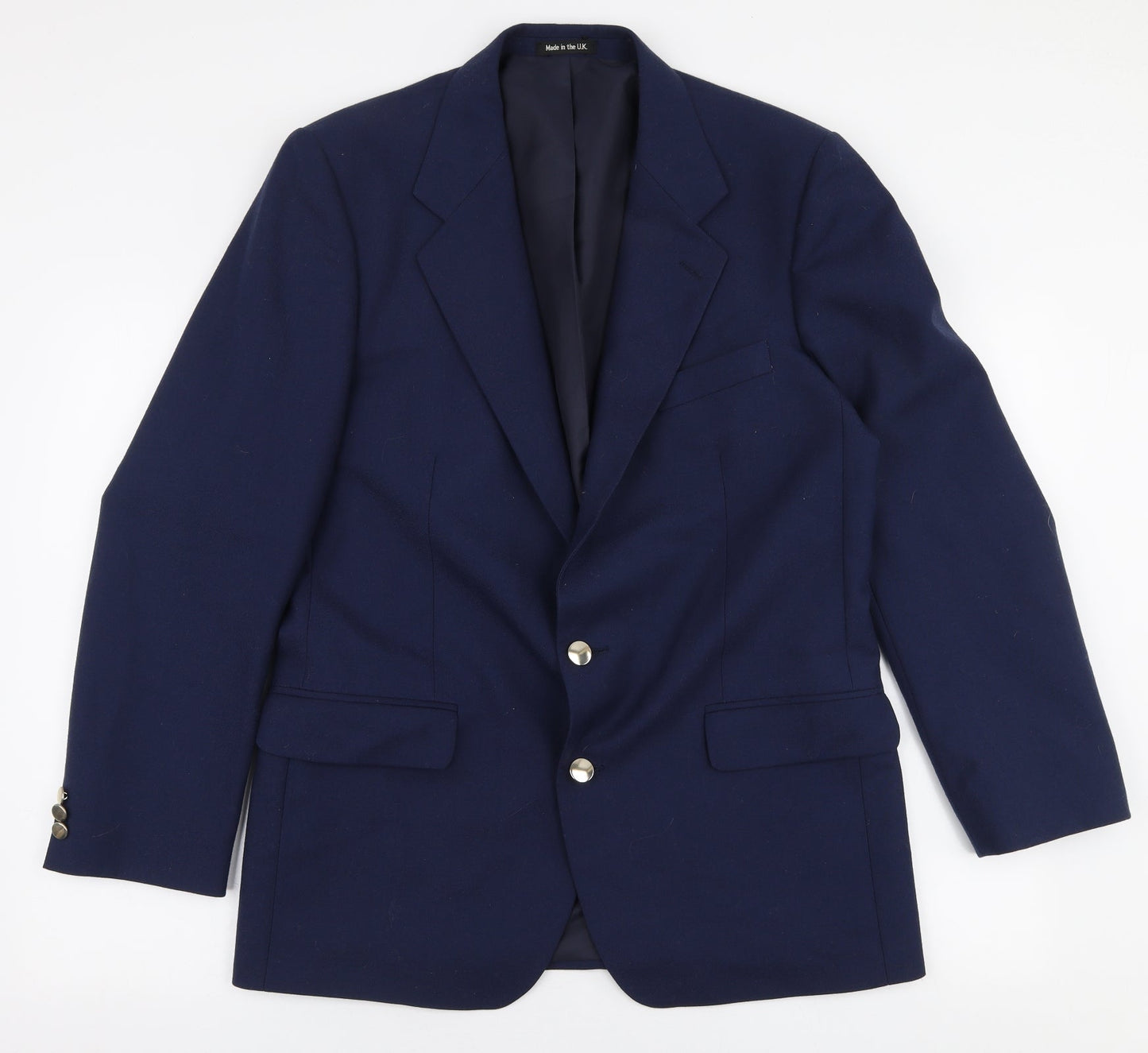 Mens UK Size 38 Preworn Regular Blue Suit Jacket