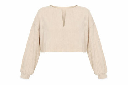 Womens UK Size M SheIn Beige Pullover Jumper