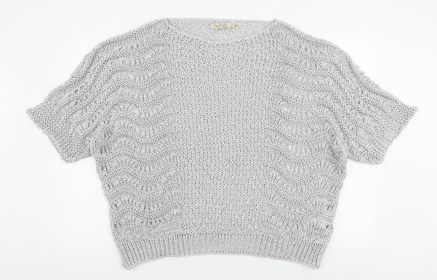 Womens UK Size XL Nada Del Riccio Grey Pullover Jumper