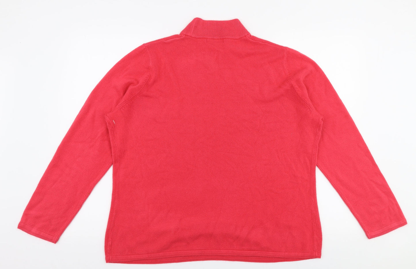 Womens UK Size L BM Pink Pullover Jumper