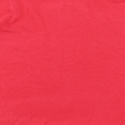 Womens UK Size L BM Pink Pullover Jumper