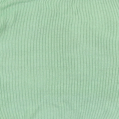 George Womens Green Boat Neck  Acrylic Pullover Jumper Size L