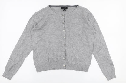 Womens UK Size 12 Atmosphere Grey Cardigan Jumper