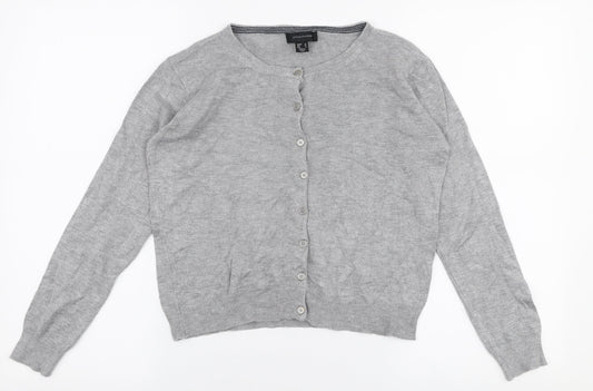 Womens UK Size 12 Atmosphere Grey Cardigan Jumper
