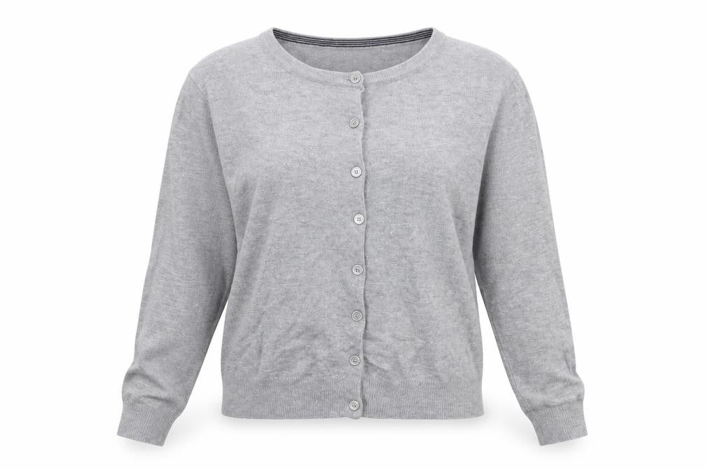 Womens UK Size 12 Atmosphere Grey Cardigan Jumper