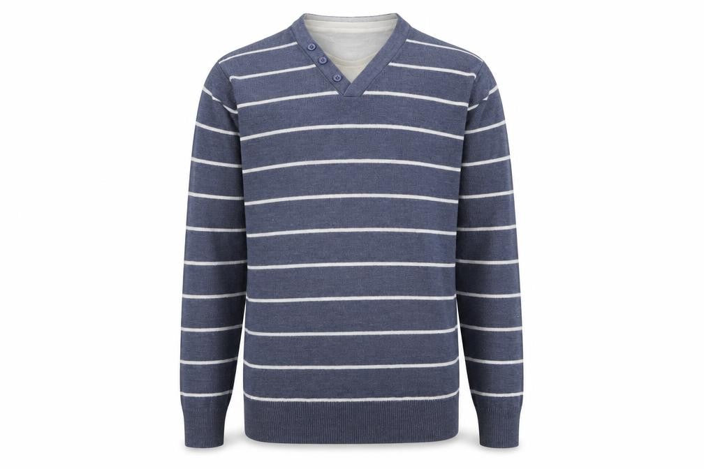 Mens UK Size S TU Blue Pullover Jumper