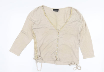 Womens UK Size 14 Principles Beige Pullover Jumper