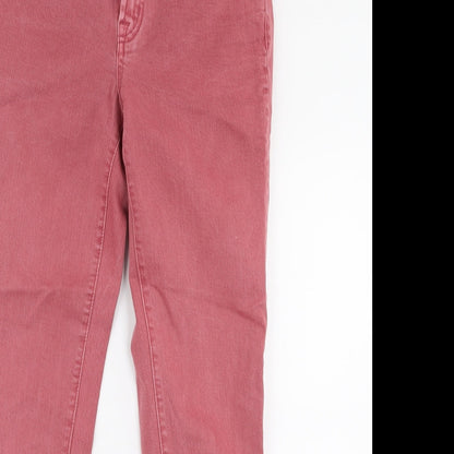 Gap Womens Pink  Polyester Skinny Jeans Size 27 in L27 in Slim Zip